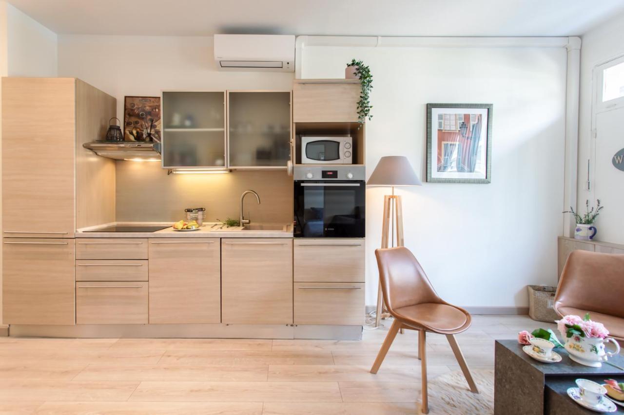 Boutique Apartment La Lavande Free Parking 10 Min Walk Nice Exteriör bild